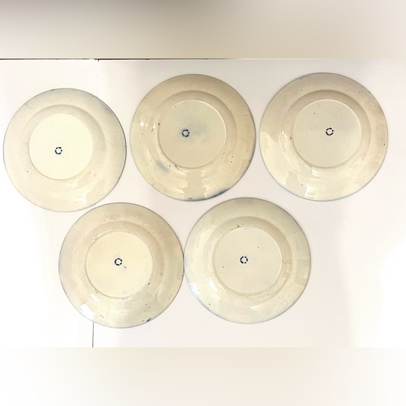 Vintage Porcelain Blue and White Willow dinner plates 9” made in England… - Picture 2 of 9